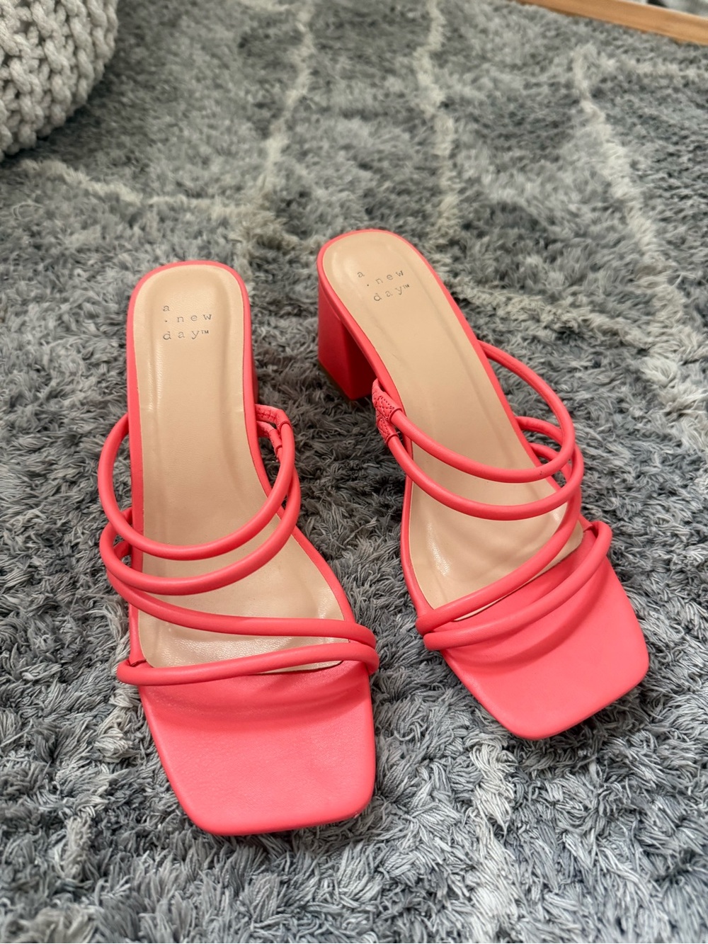 a new day Coral Strappy Block Heel Sandals